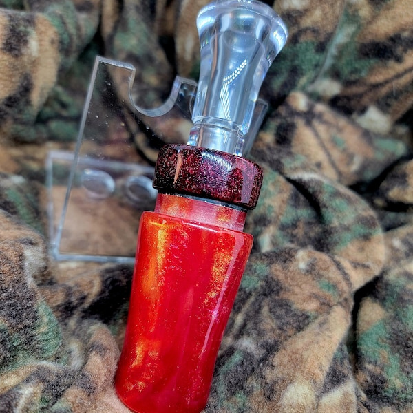 Burgundy Band Duck call, single reed open water