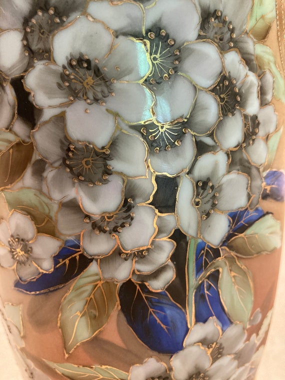 Antique Large Nippon Vase Hard to Find Etsy