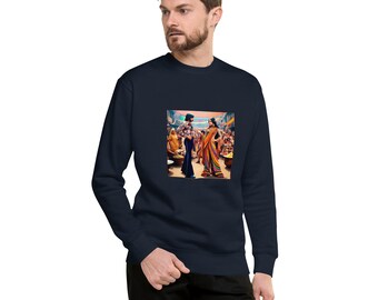Bollywood 70s Scene - Unisex Premium Sweatshirt