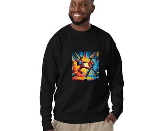 70s Bollywood Street Fight - Unisex Premium Sweatshirt