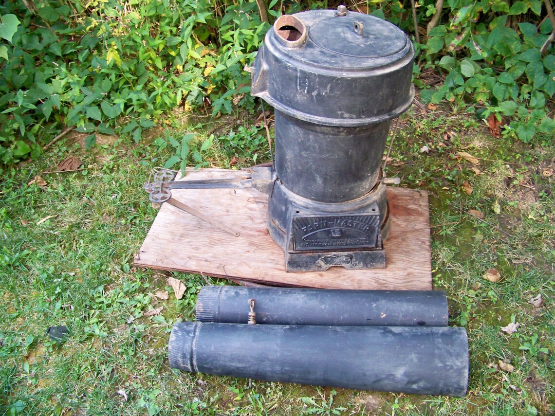 Antique Cast Iron Brooder Stove FarmMaster Chicken Parlor Etsy