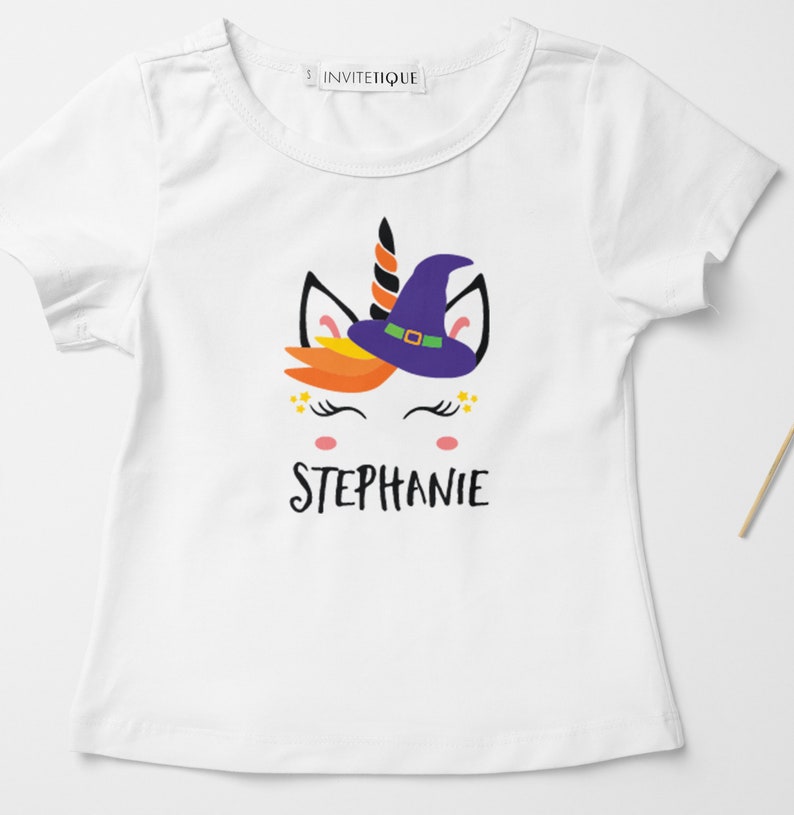 Halloween Unicorn Witch Shirt Halloween Birthday T-shirt Unicorn Shirts My First Birthday Unicorn T-Shirt My First Halloween