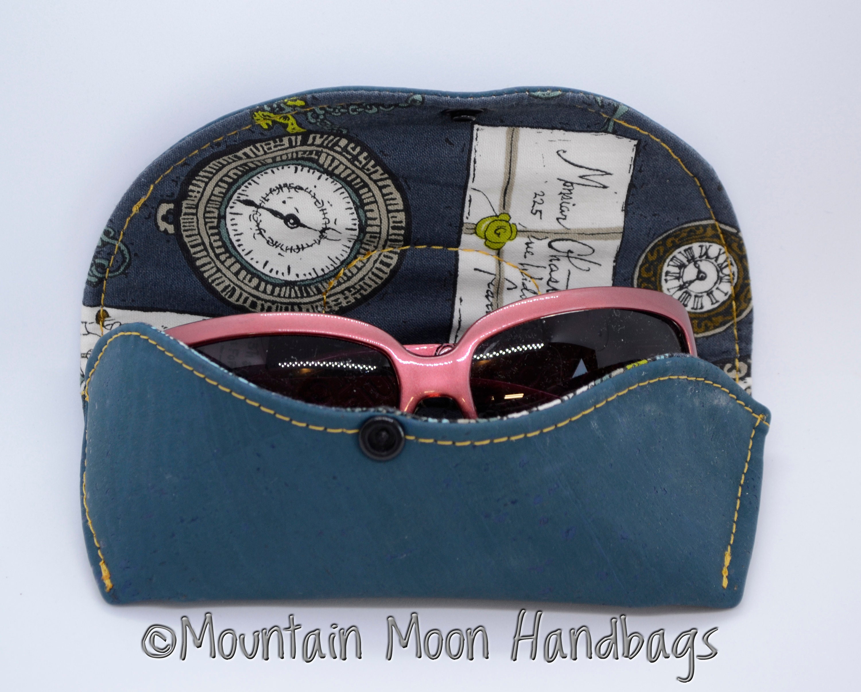 Teal Cork Ghastlie Sunny Glasses Case
