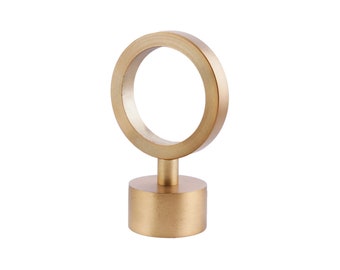 Remate de metal para barra de cortina de lucita, acrílico o metal