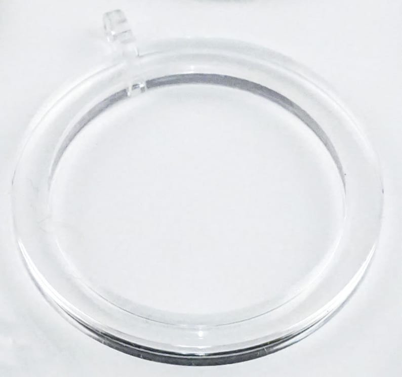 Drapery Rings for Lucite Acrylic or Metal Drapery Rods Etsy