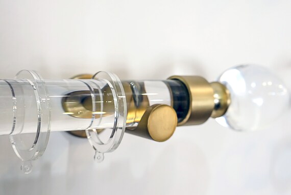 Drapery Rings For Lucite Acrylic Or Metal Drapery Rods Etsy