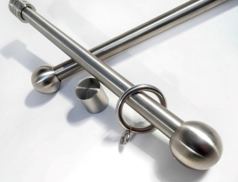 Cafe Hardware 1/2 Diameter Stainless Steelmetal Etsy