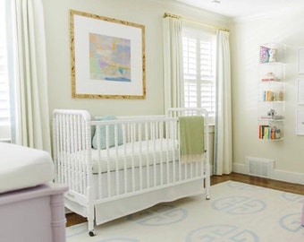 Barra de cortina de metal de longitud personalizada