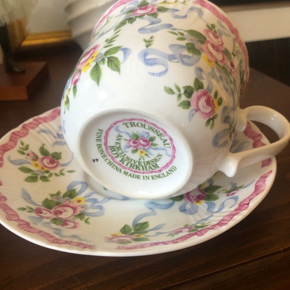 Roy Kirkham TROUSSEAU or DRESDEN SPRAYS Cup and Saucer- You Choose