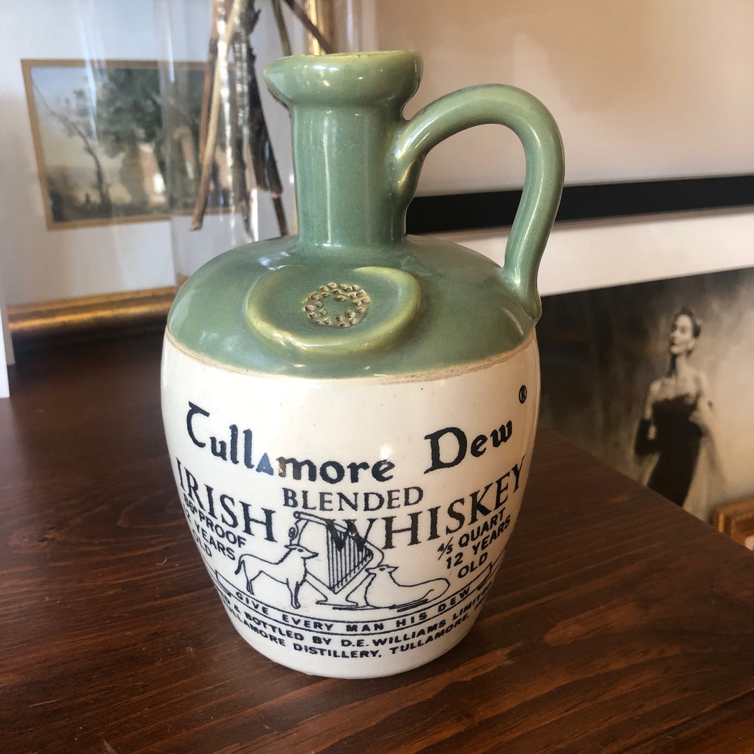 Vintage Tullamore Dew Irish Whiskey Bottle Etsy