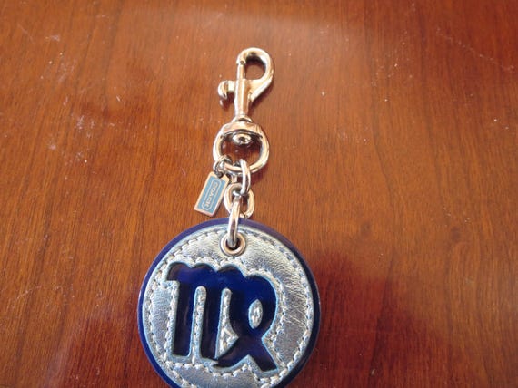 Coach VIRGO Astrology Sign Leather FOB Keychain - Etsy