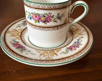 Set of 5 Wedgwood Columbia White (W595) Footed Cup Leigh Shape