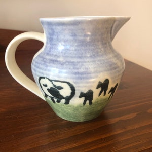 Ben Thomson Porcelain England Jug with Sheep