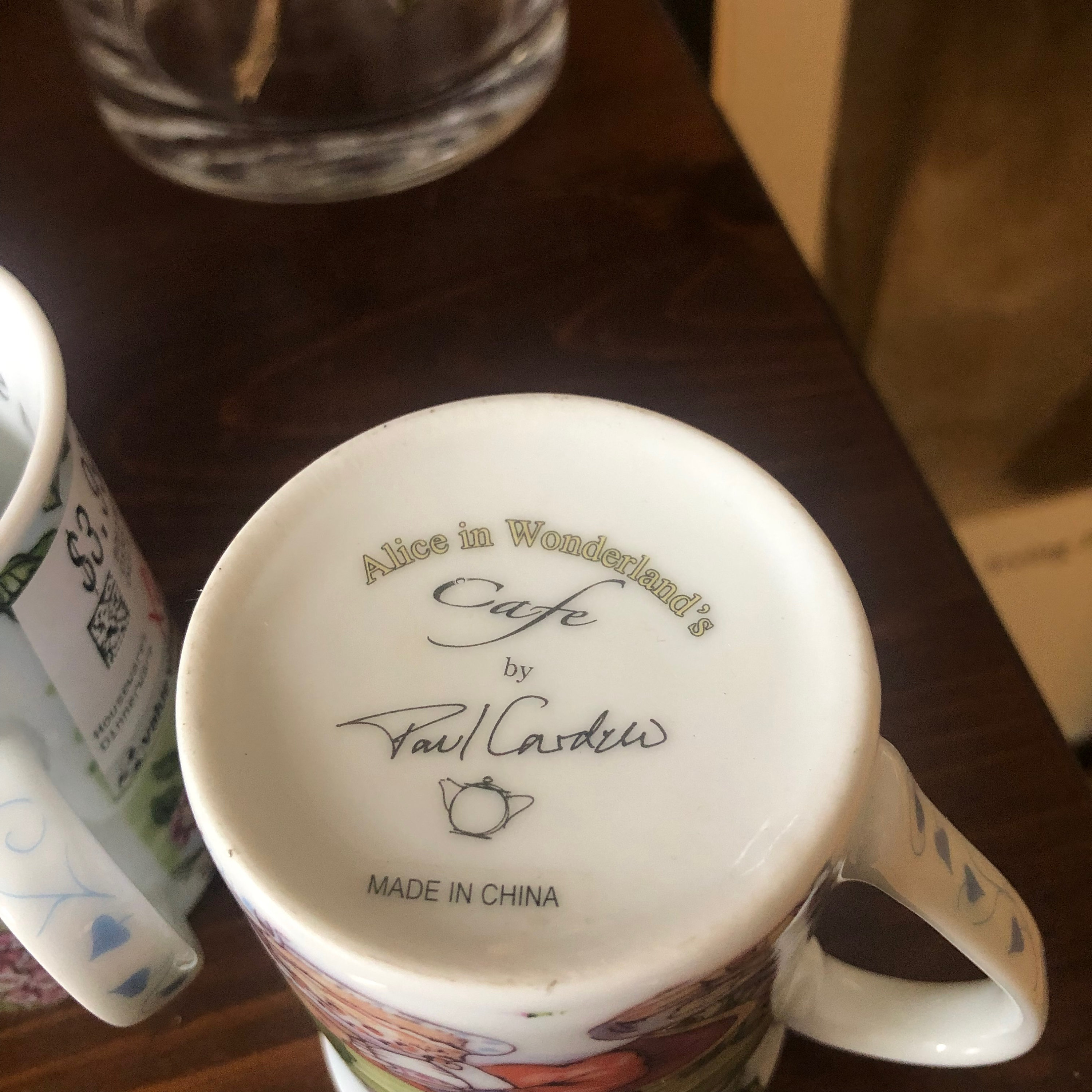 Cardew Mug Alice in Wonderland's Cafe by Paul Cardew Mug - 3 Available and Sold ...