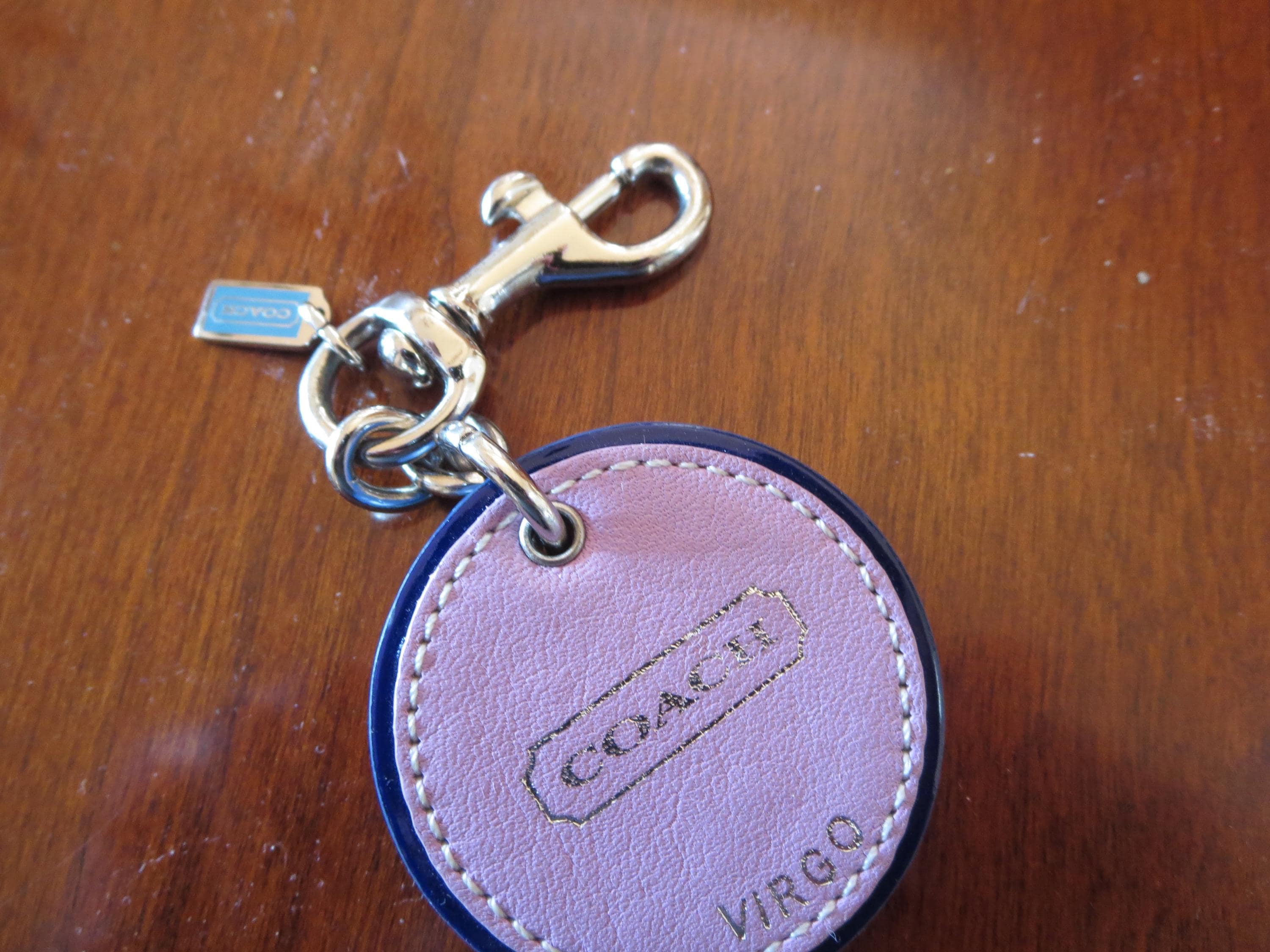 Coach VIRGO Astrology Sign Leather FOB Keychain - Etsy Canada
