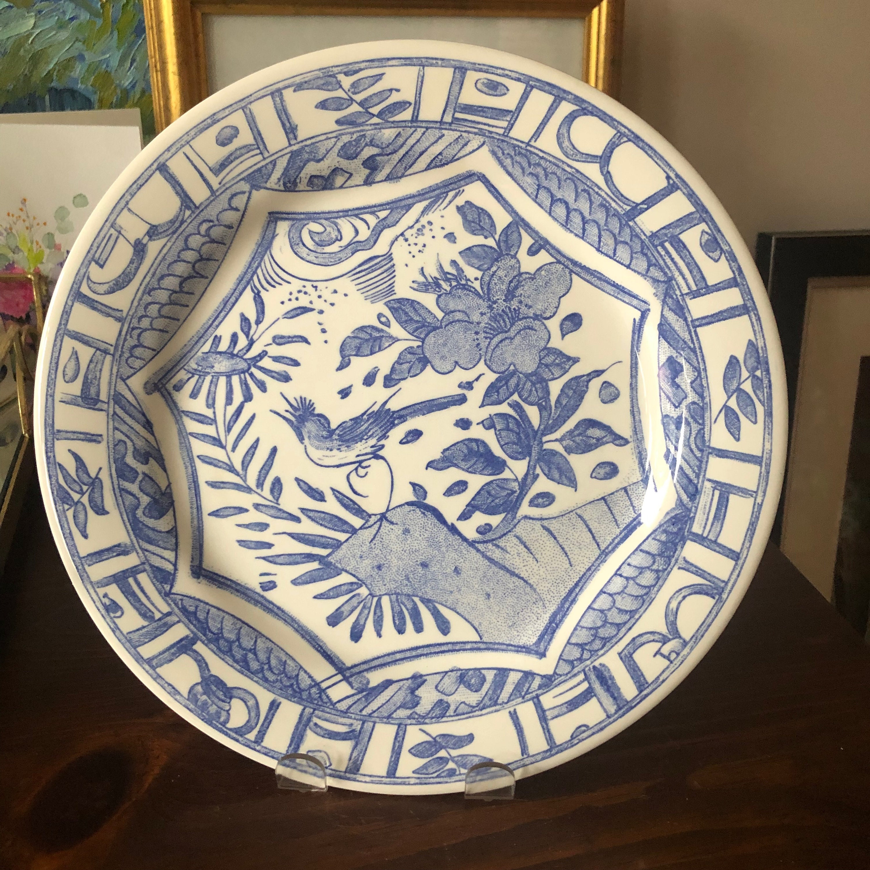 Gien France OISEAU BLEU Dinner Plate Sold Separately - Etsy