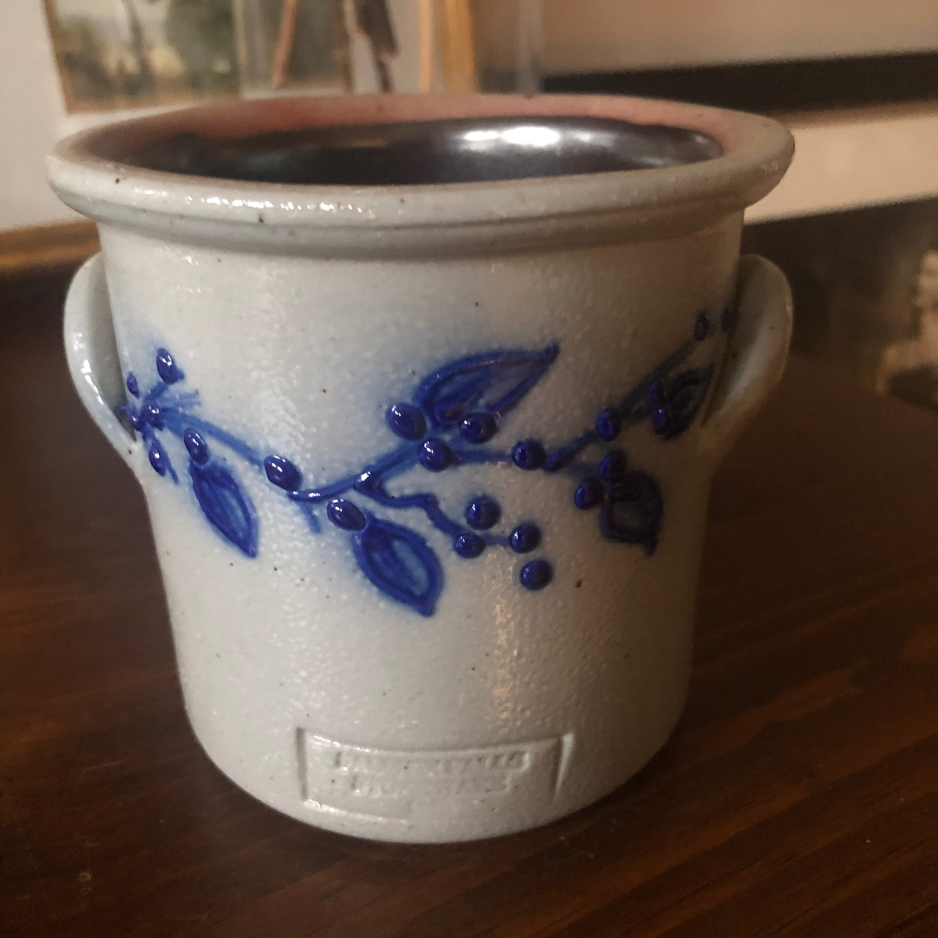 Salmon Falls Stoneware Crock Container - Etsy
