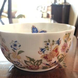 Aynsley Cottage Garden Sugar Bowl Dish