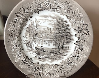 Lot De 3 Coupelles Ironstone English En Céramique, Multicolores, Motif Traditionnel, état D'occasion
