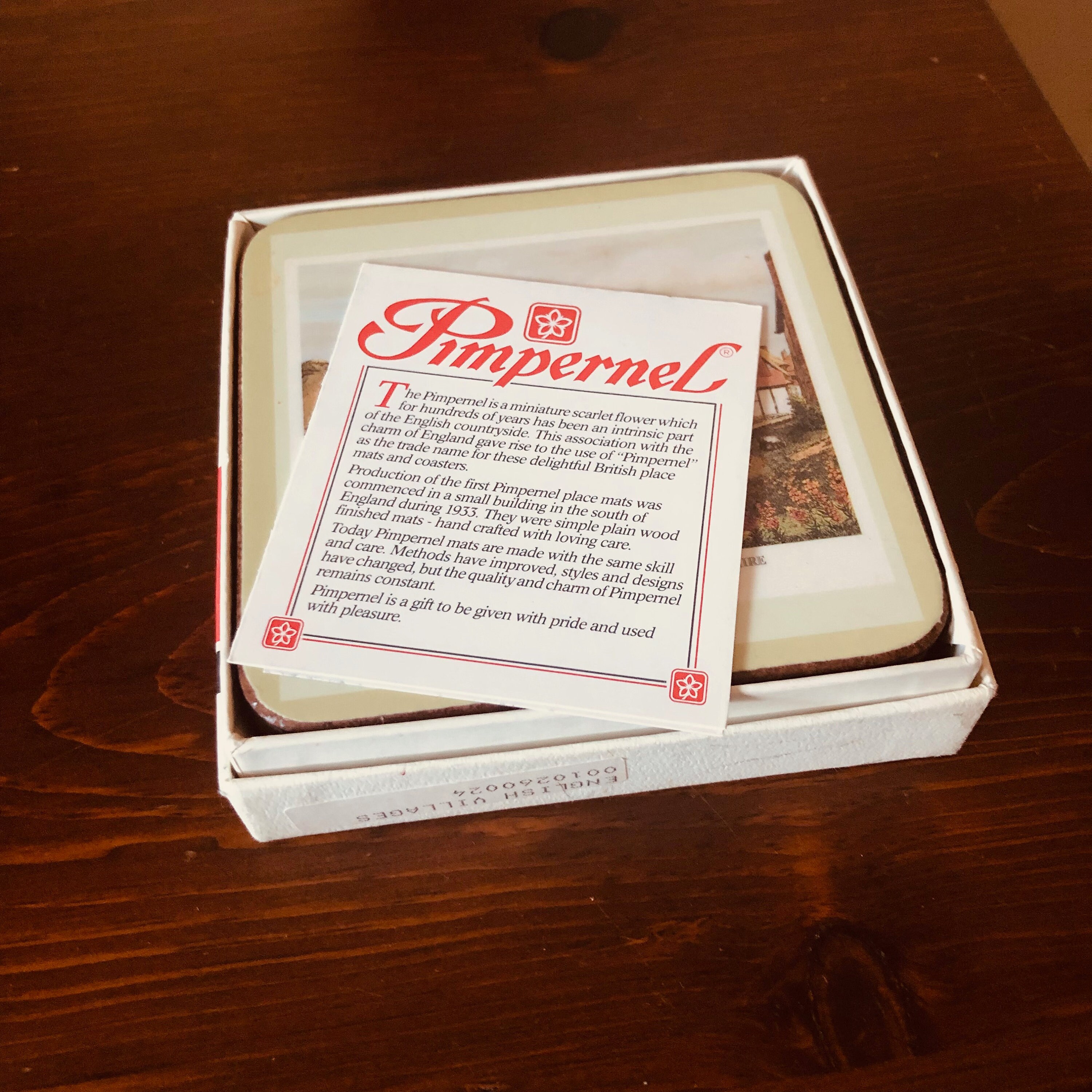 Vintage Pimpernel ENGLISH VILLAGES Set of 6 Coasters Etsy UK