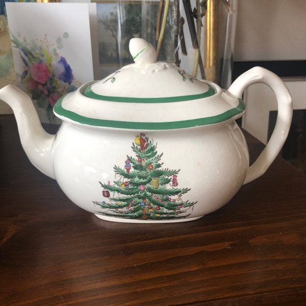 Christmas Teapot Etsy