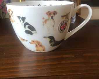 Portobello The Dog Loves Me Best or My Best Friend Has Four Paws Bone China Mug - YOU CHOOSE