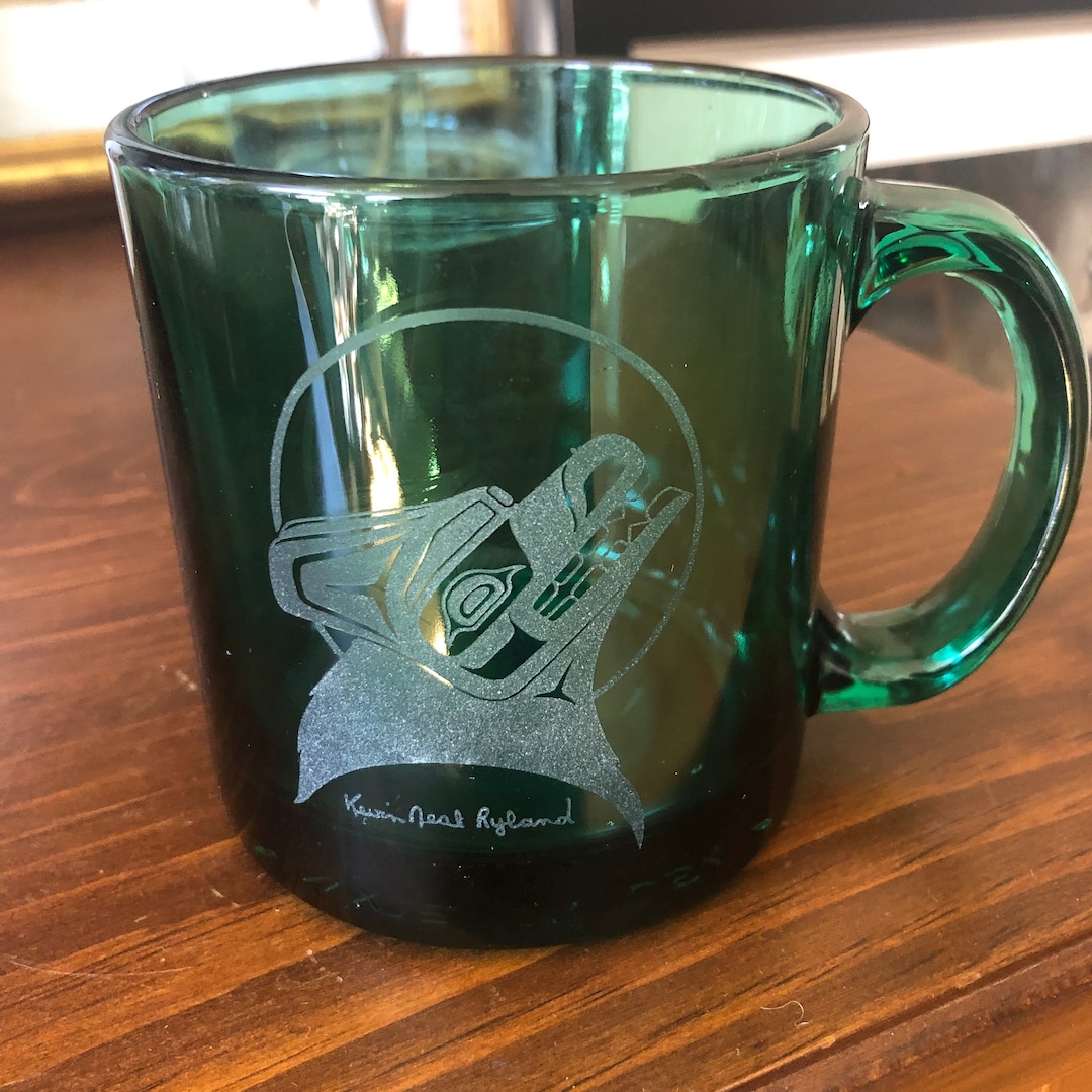 Kevin Neal Ryland Indigenous Aboriginal Art Green Mug Etsy