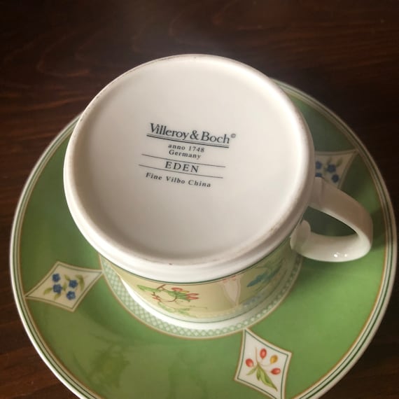 Villeroy & Boch Anno 1748 Germany Eden Cup and Saucer - Etsy Australia