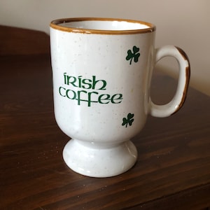 Vintage 1970s Irish Coffee Festival Stoneware Mug
