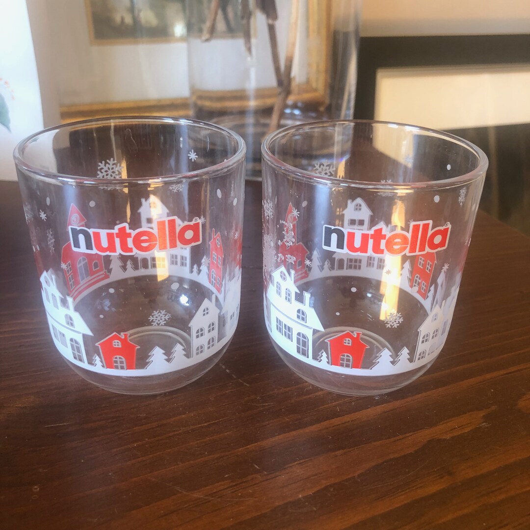 Verre Nutella Pantera Rosa – Collection Ferrero, état D'usage, Vintage