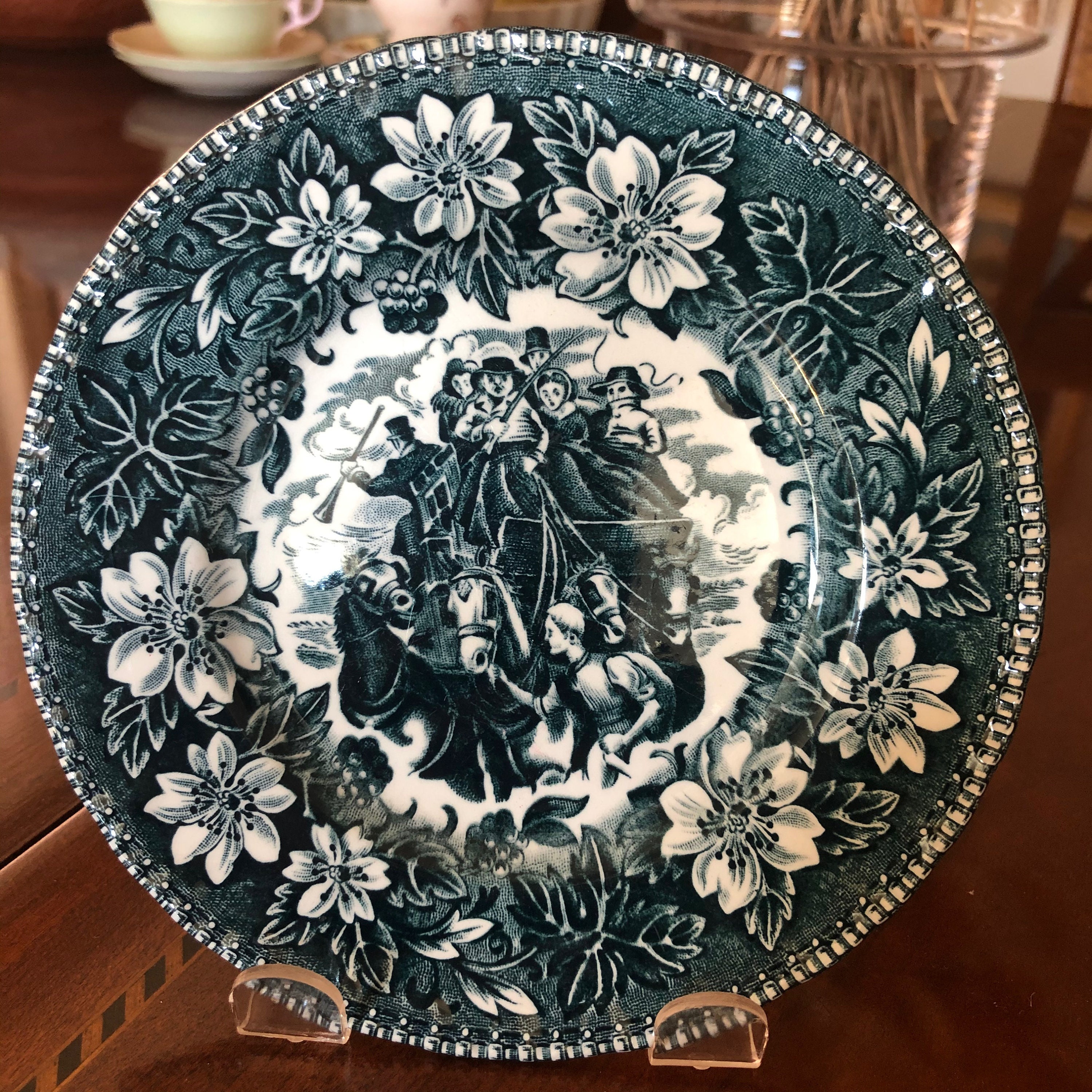 Royal Tudor Wareコーチングタバーン セット5絵皿