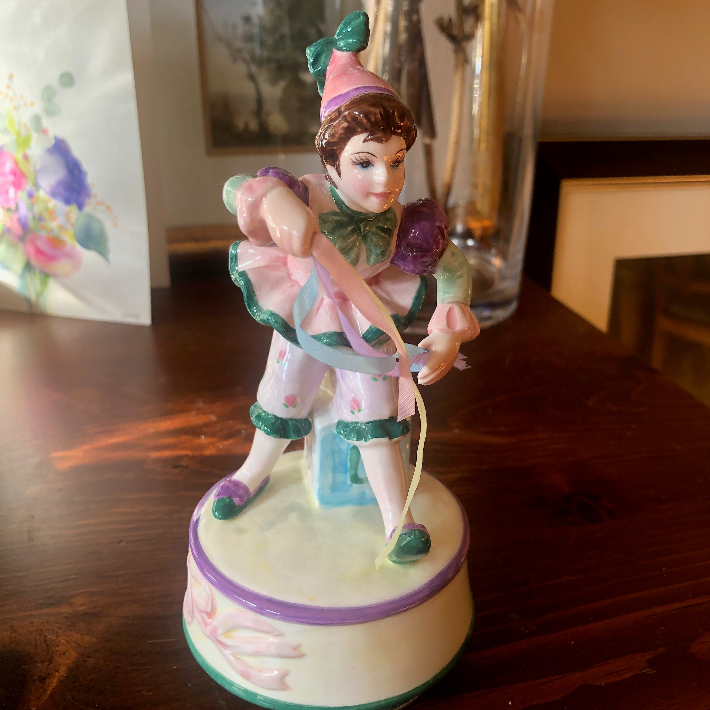 Dancing Clown Music Box - Etsy