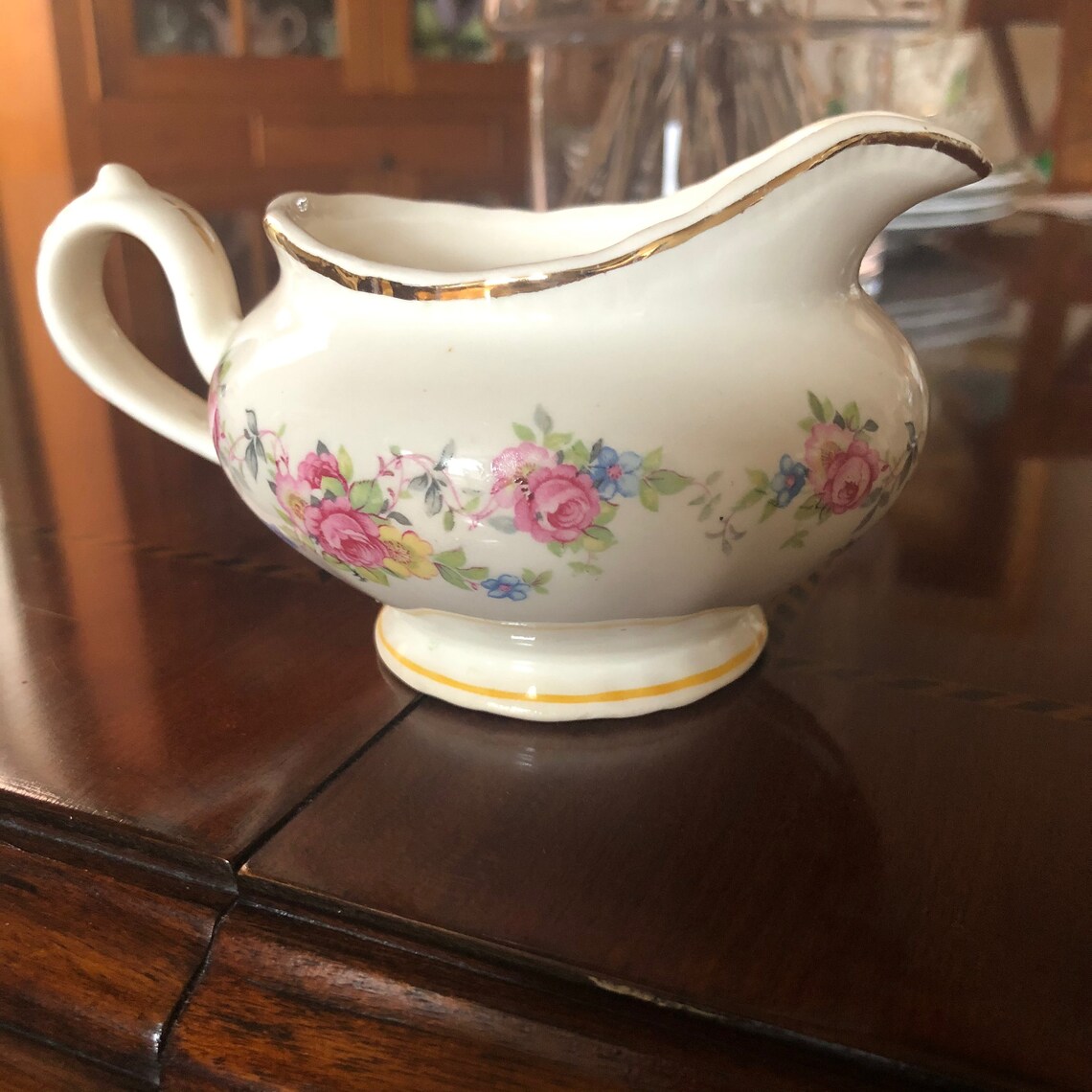 Sovereign Potters Earthenware Roses Creamer Etsy Sweden