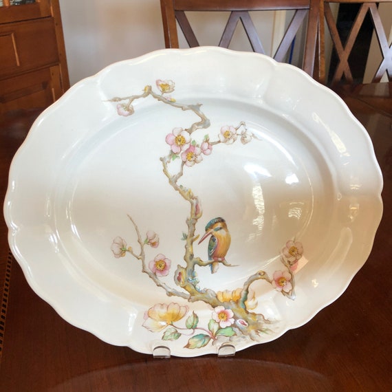 MARLBOROUGH マールボロ　 PETAL 　プレート　皿 Grindley Marlborough Royal Petal Platter RARE - Etsy