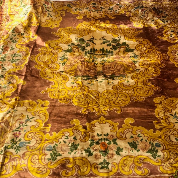 Rome Italy Pattern Print Bed Set Quilt