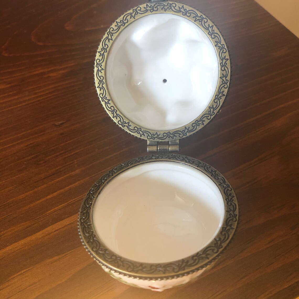 Villeroy & Boch 1748 Christmas Enamel Trinket Box Etsy