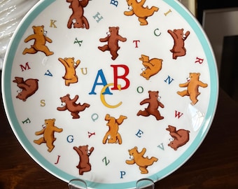 Tiffany & Co. ALPHABET BEARS Children's Plates - Sold Individually