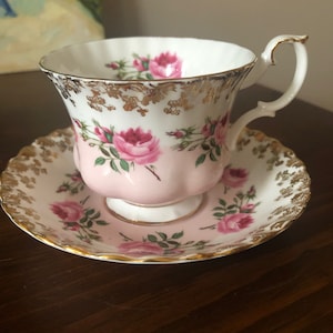 Vintage Royal Albert Bridesmaid Roses Cup and Saucer