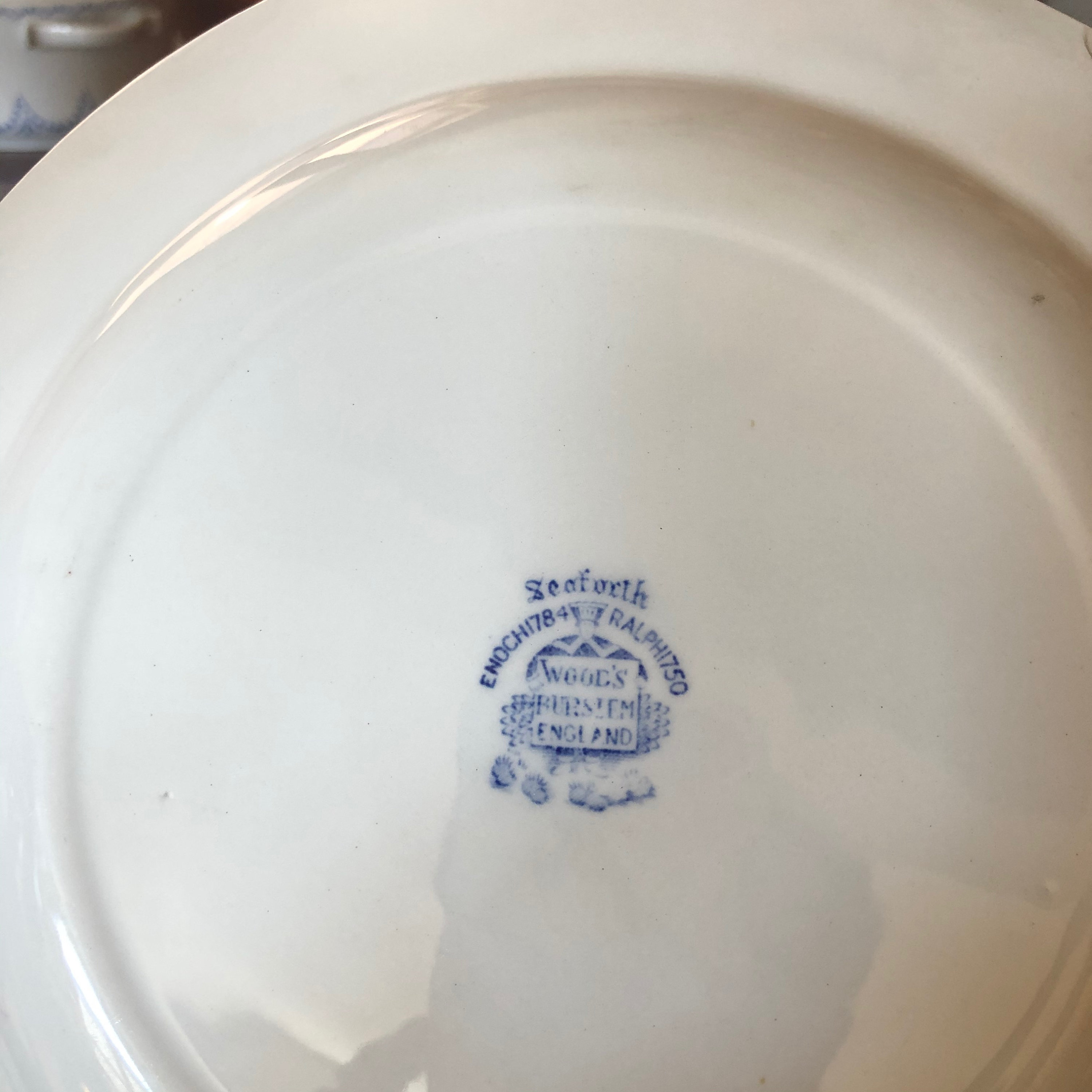 Vintage Enoch 784 Ralph 750 Seaforth Woods' Burslem England Dinner