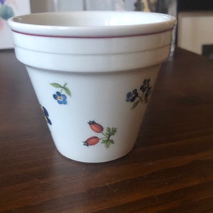 Villeroy & Boch Floral FLEUR Pansy Small Planter Pot