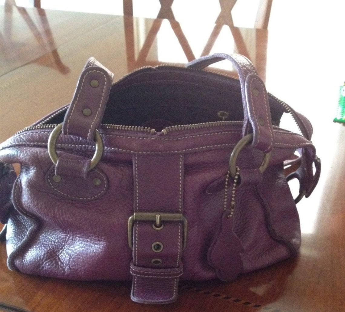 Vintage Roots Purple Berry Handbag Etsy Canada