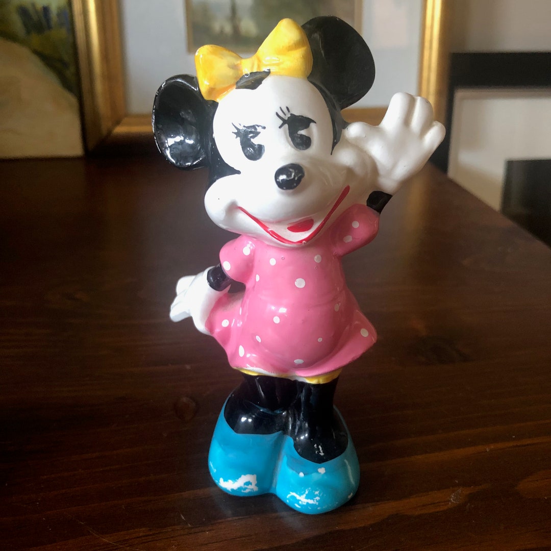 Vintage Disney Minnie Mouse Figurine - Etsy