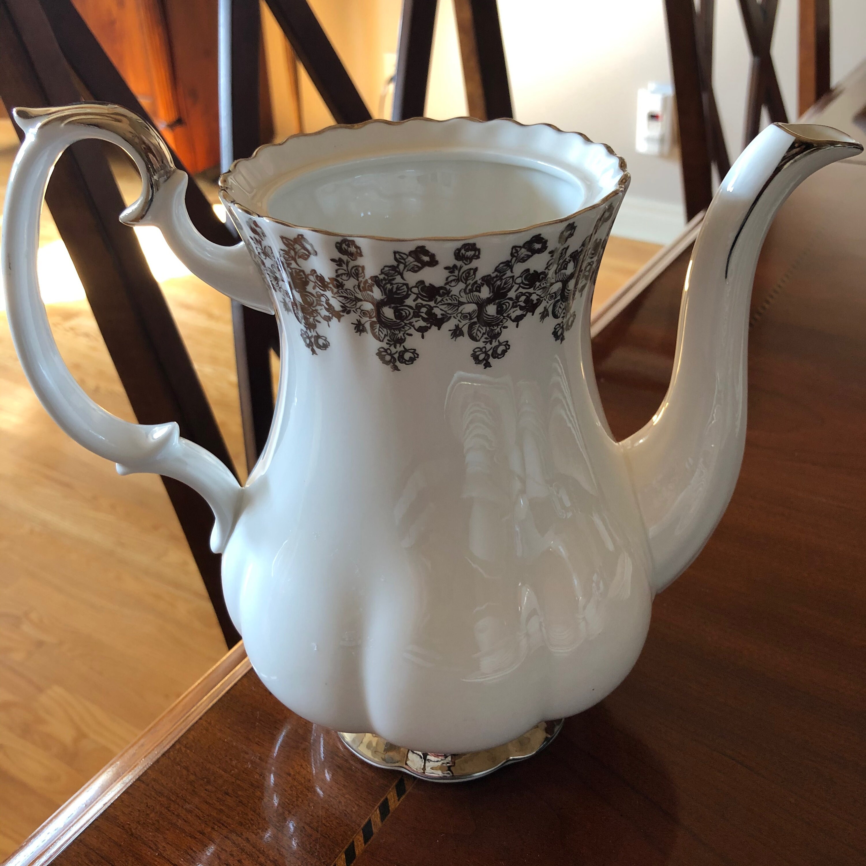 Royal Albert 25th Anniversary Coffee Pot NO LID Etsy