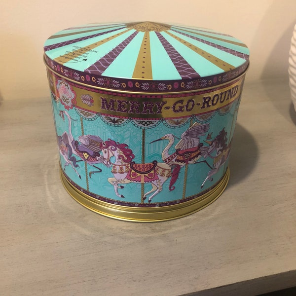 Fortnum & Mason The Magnificent Musical Merry-Go-Round Biscuit Medley Tin