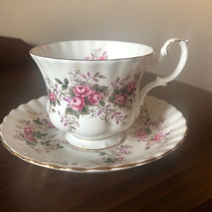 Vintage Royal Albert LAVENDER ROSE Cup and Saucer