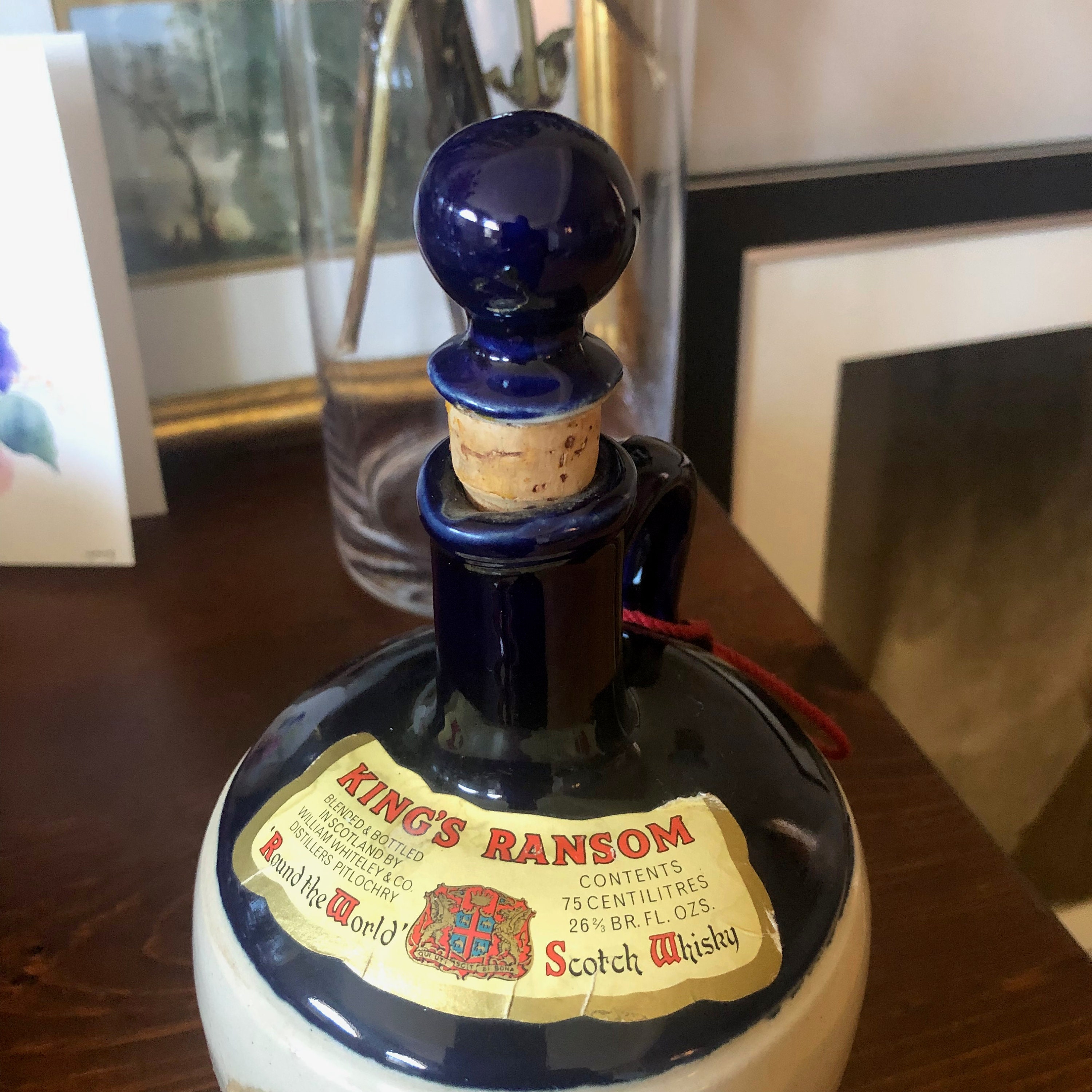 Vintage King's Ransom Scotch Whisky Decanter Jug EMPTY - Etsy