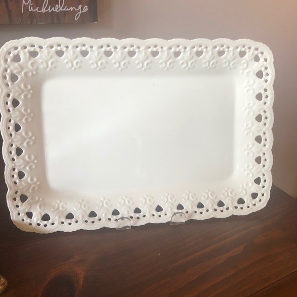 plateaux vintage Skye McGhie CREAM LACE