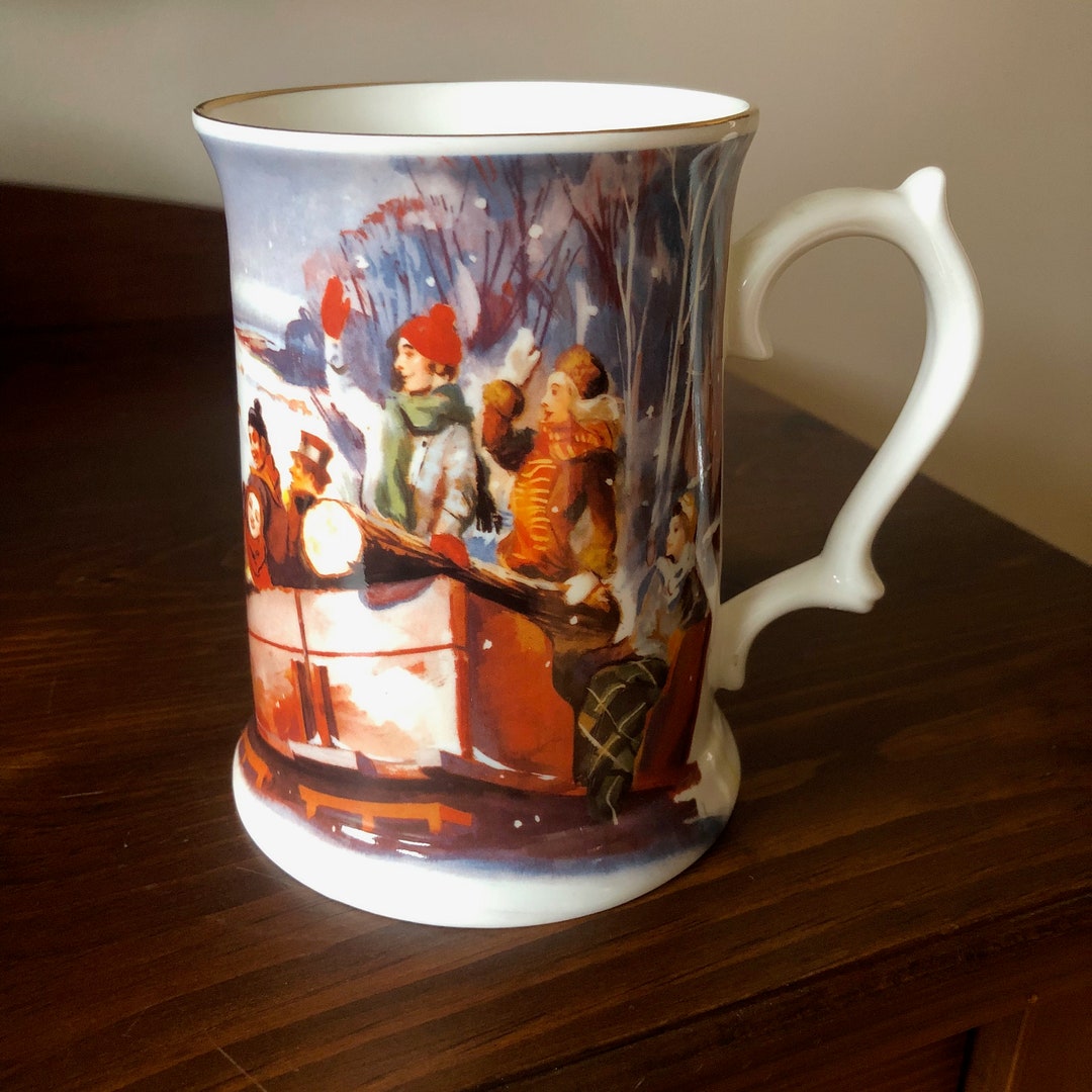 Vintage First Edition Fine Bone China Carling O'keefe Winter Theme