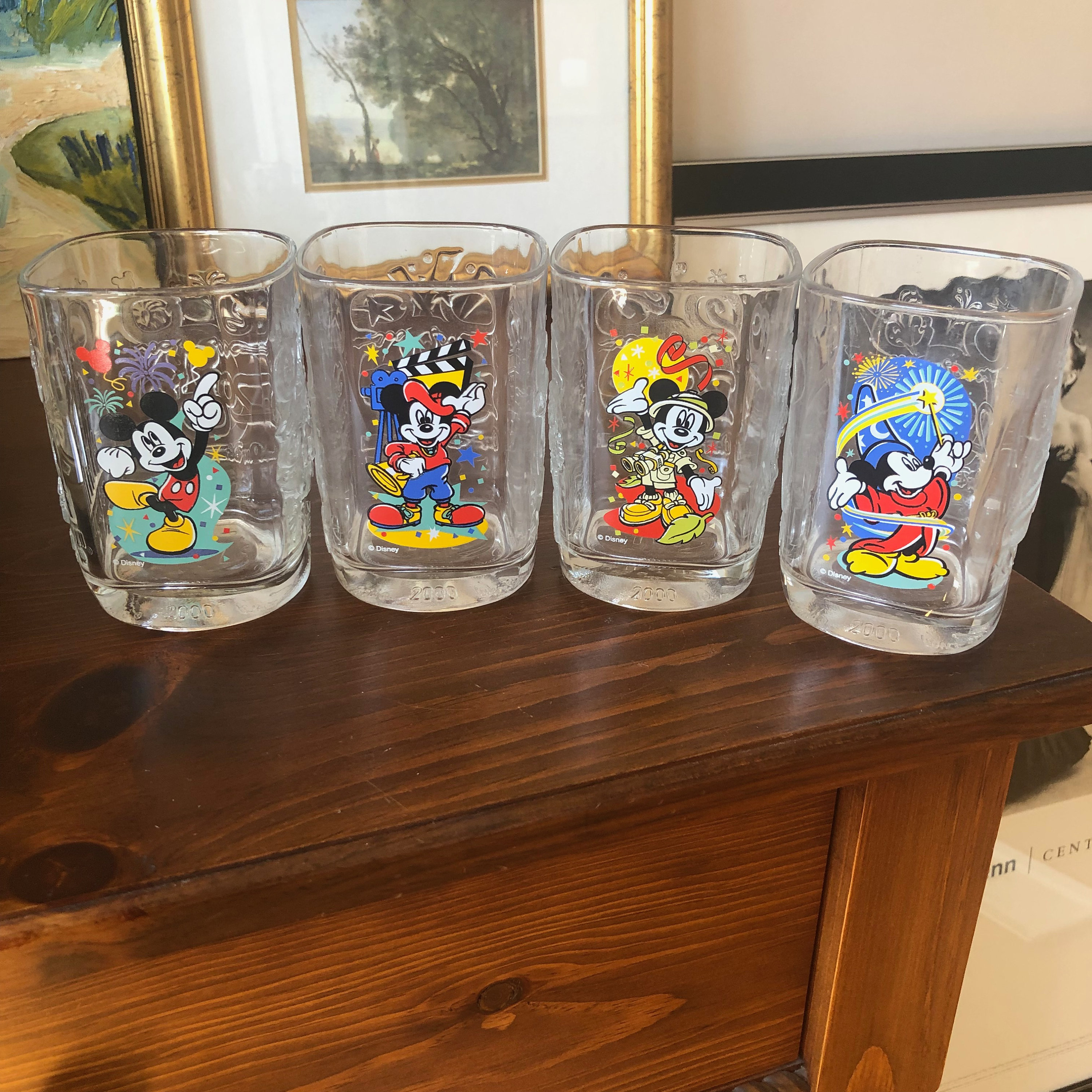lowest prices Disney Mickey Mouse McDonald s 2000 Set of 4 Mugs