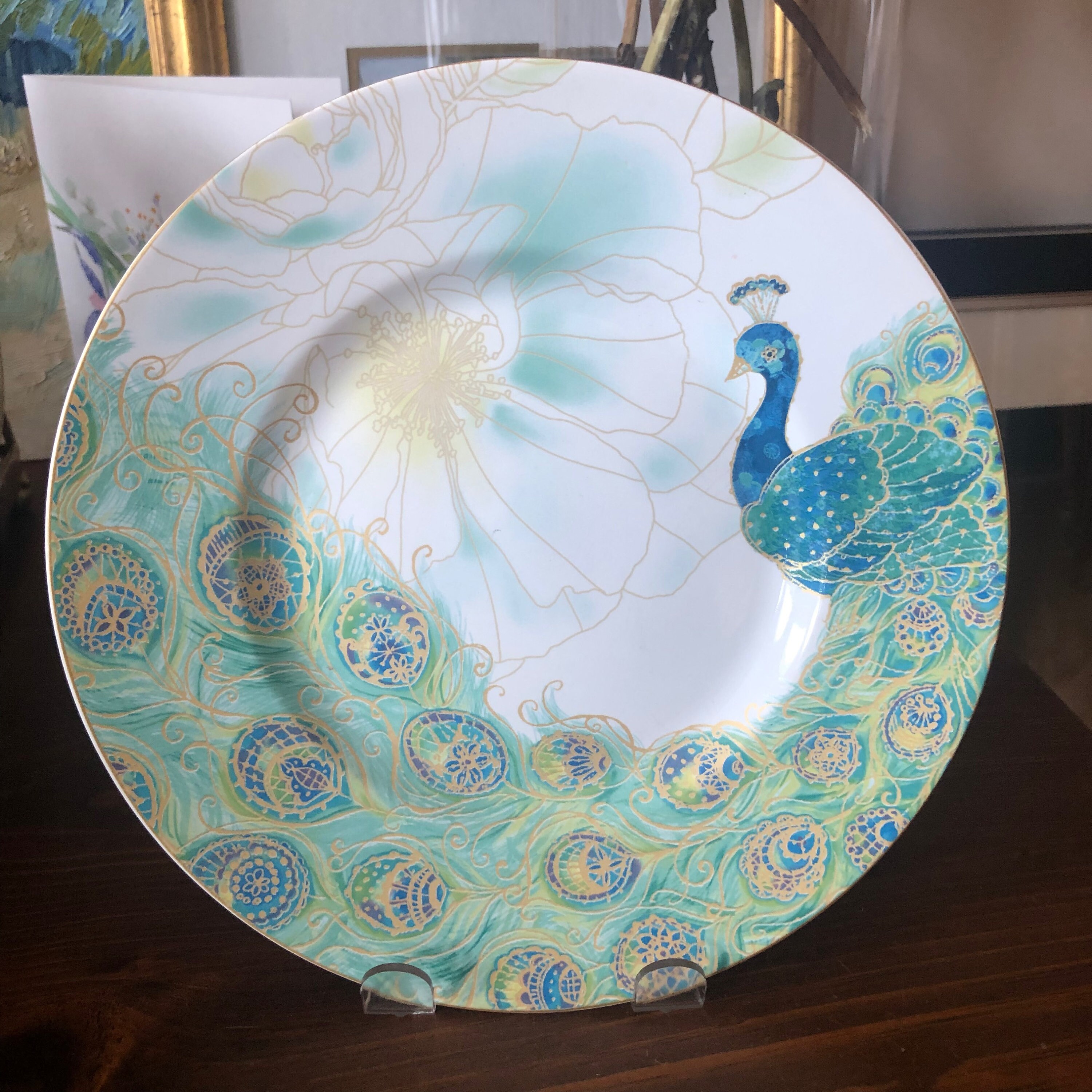 222 fifth dinnerware peacock top